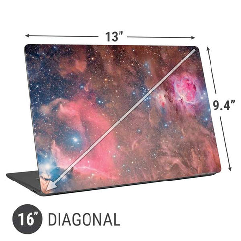 Widefield View of Orion Nebula and Horsehead Nebula Universal Laptop 16in (13 x 9.4in) Skin